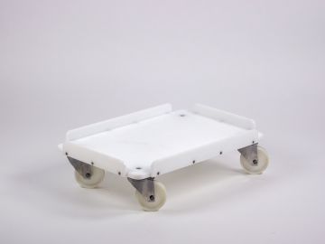 Food grade trolley 600x400x160 mm white